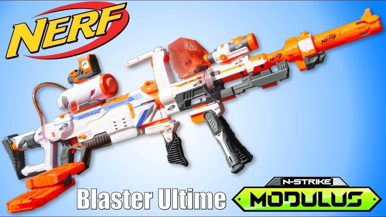 J'ai assemblé le BLASTER NERF ULTIME Regulator Tri-Strike ECS-10 Jouet Hasbro Modulus