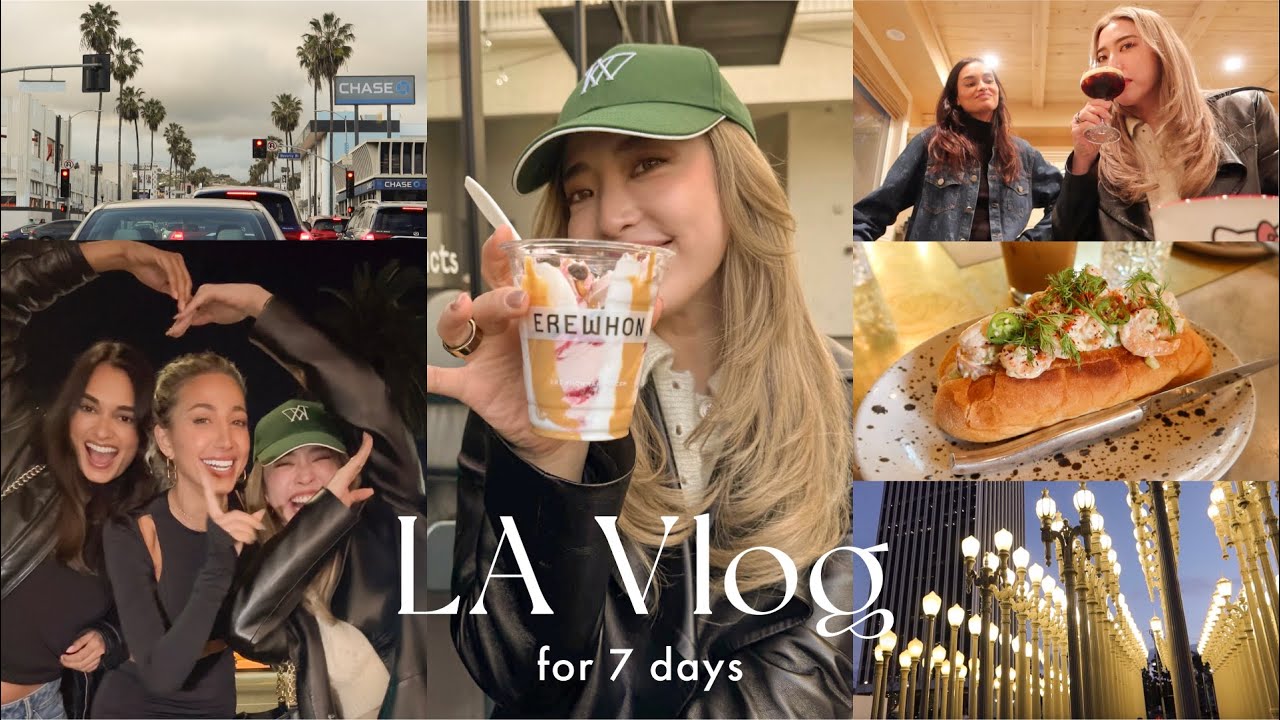 【LA vlog】7ヶ月ぶりのLA🇺🇸色々詰め込んでバタバタだった8日間💦 フライト/観光/フリマ
