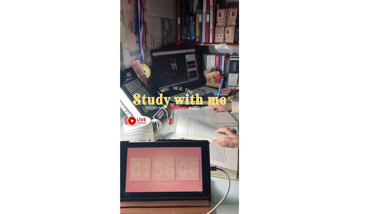 2 Hours Study with me | Lofi beats, Focus & Relax