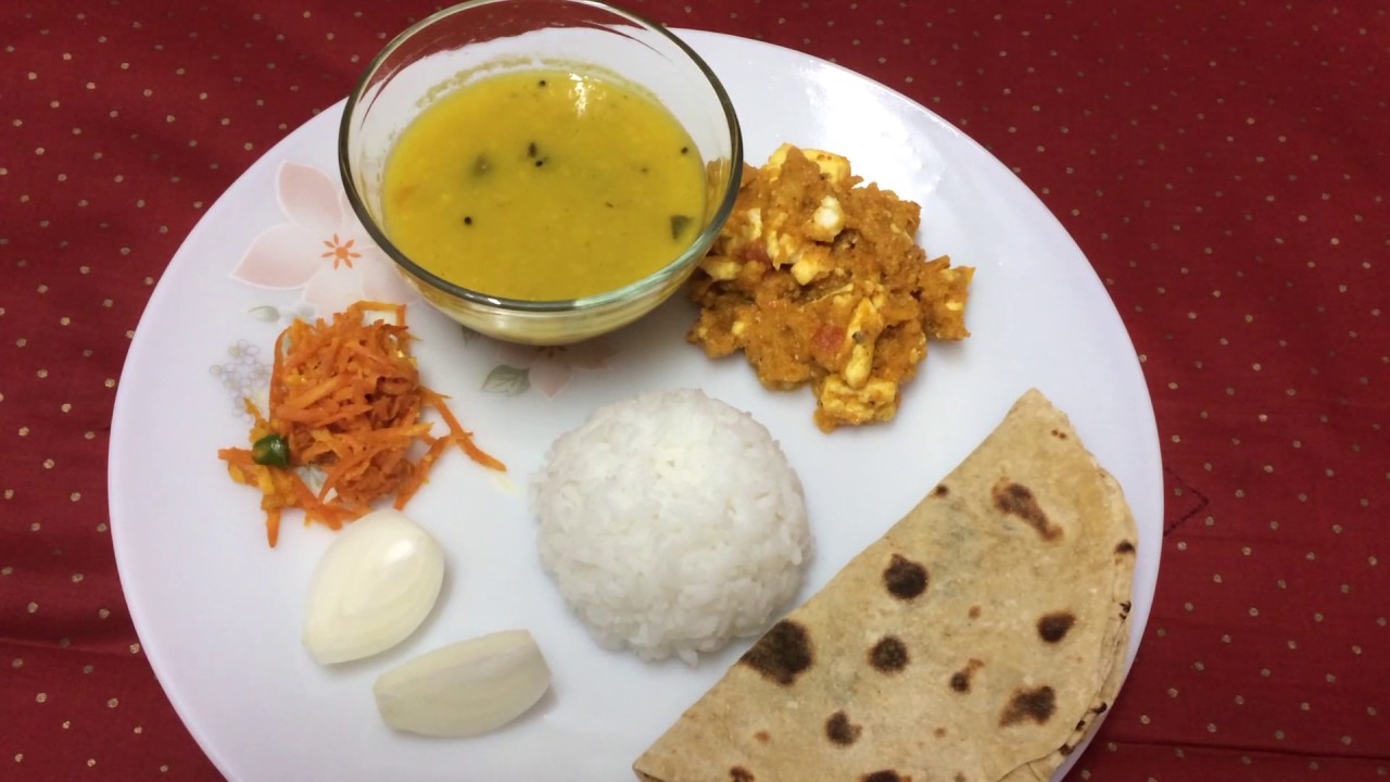 Cultura India: Un almuerzo típico (explicado en Español)