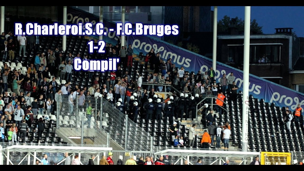 R.Charleroi.S.C. - F.C. Bruges 1-2 Compil' + incidents By Julien Trips Photography