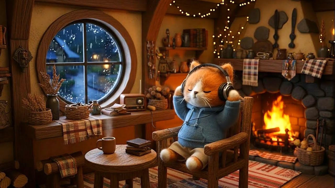 raining outside, cozy inside 🧶 lofi beats to comfort your loneliness