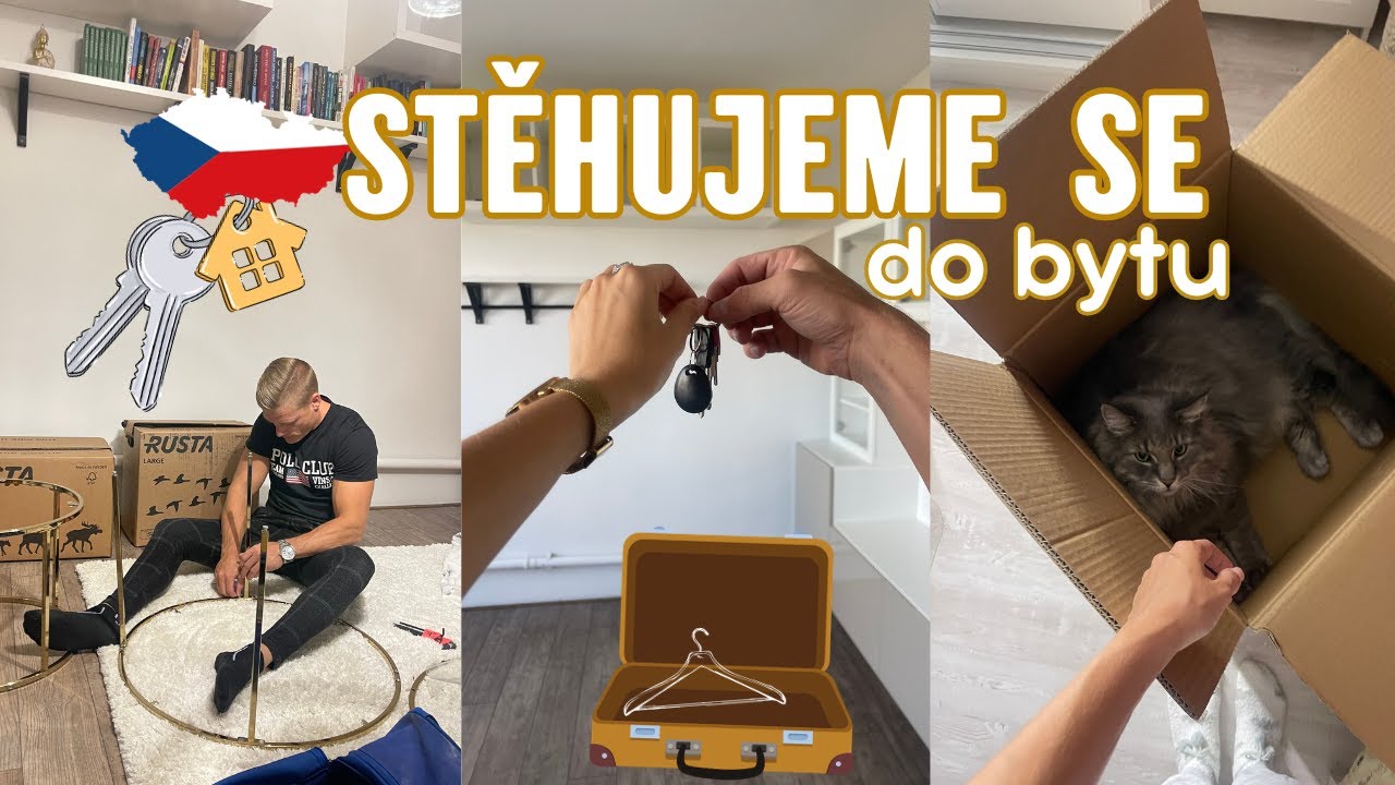 PRVNÍ STĚHOVACÍ VIDEO! 🏡🔑 | vlog