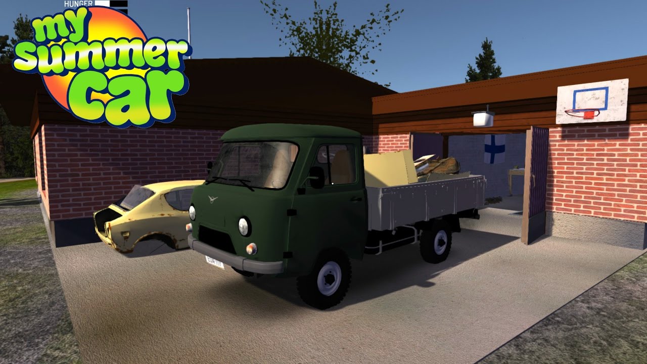 My Summer Car #33 | Nueva Camioneta UAZ (mod) | Estrenarla con el Tren