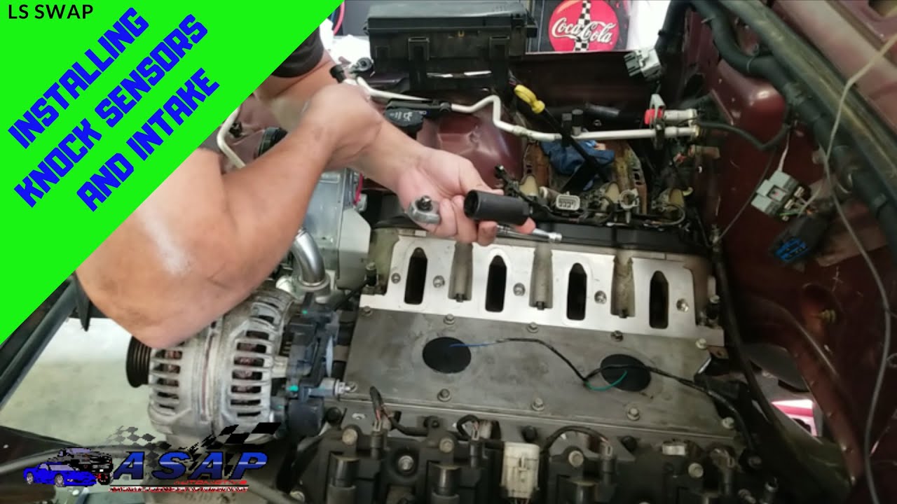 Installing Top End and Knock Sensors on LS TJ SWAP