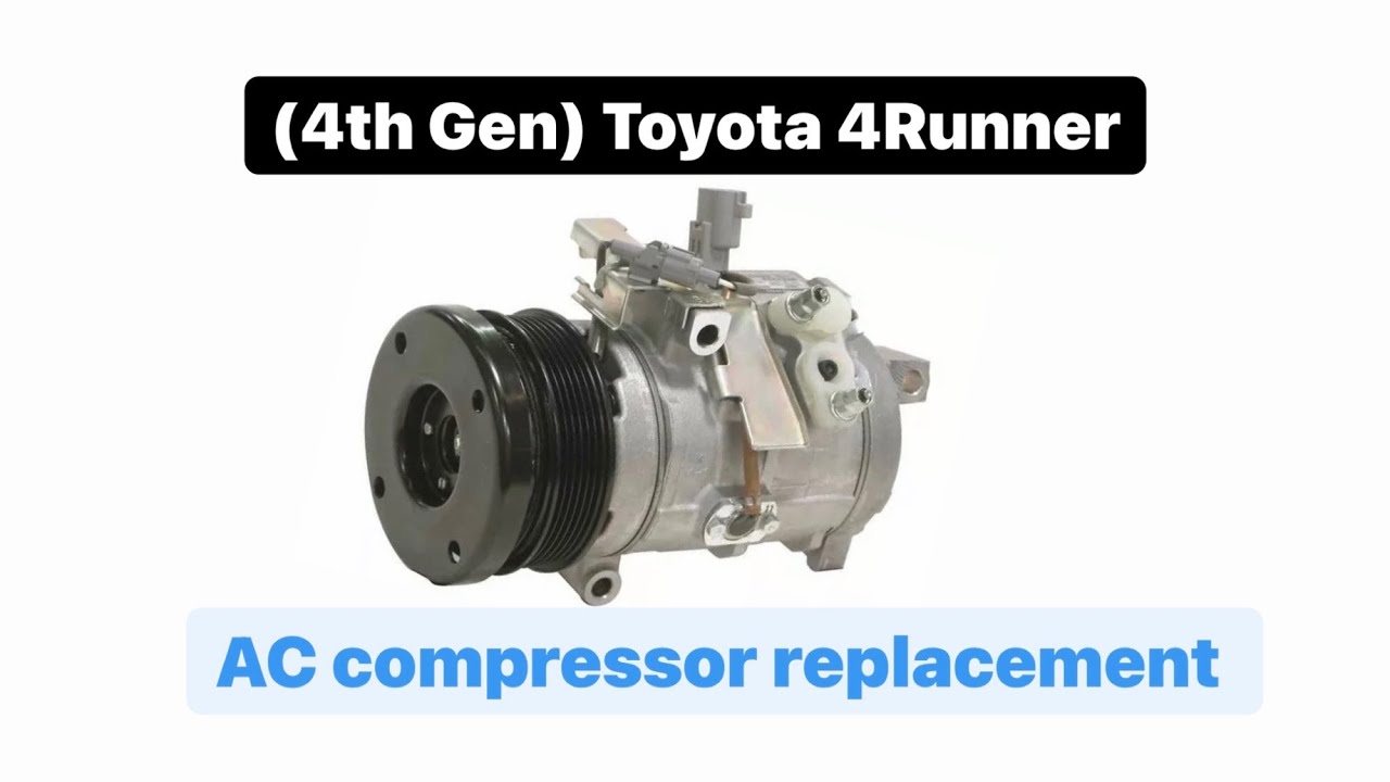 Замена компрессора кондиционера Toyota 4Runner 4-го поколения V8 4.7L — замена компрессора кондиц...