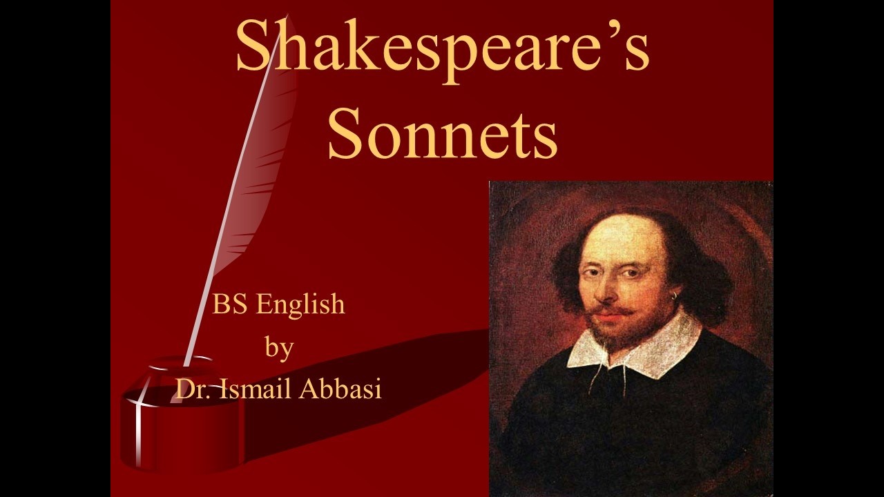 Sonnets by William Shakespeare Eng Lit with Dr. Abbasi