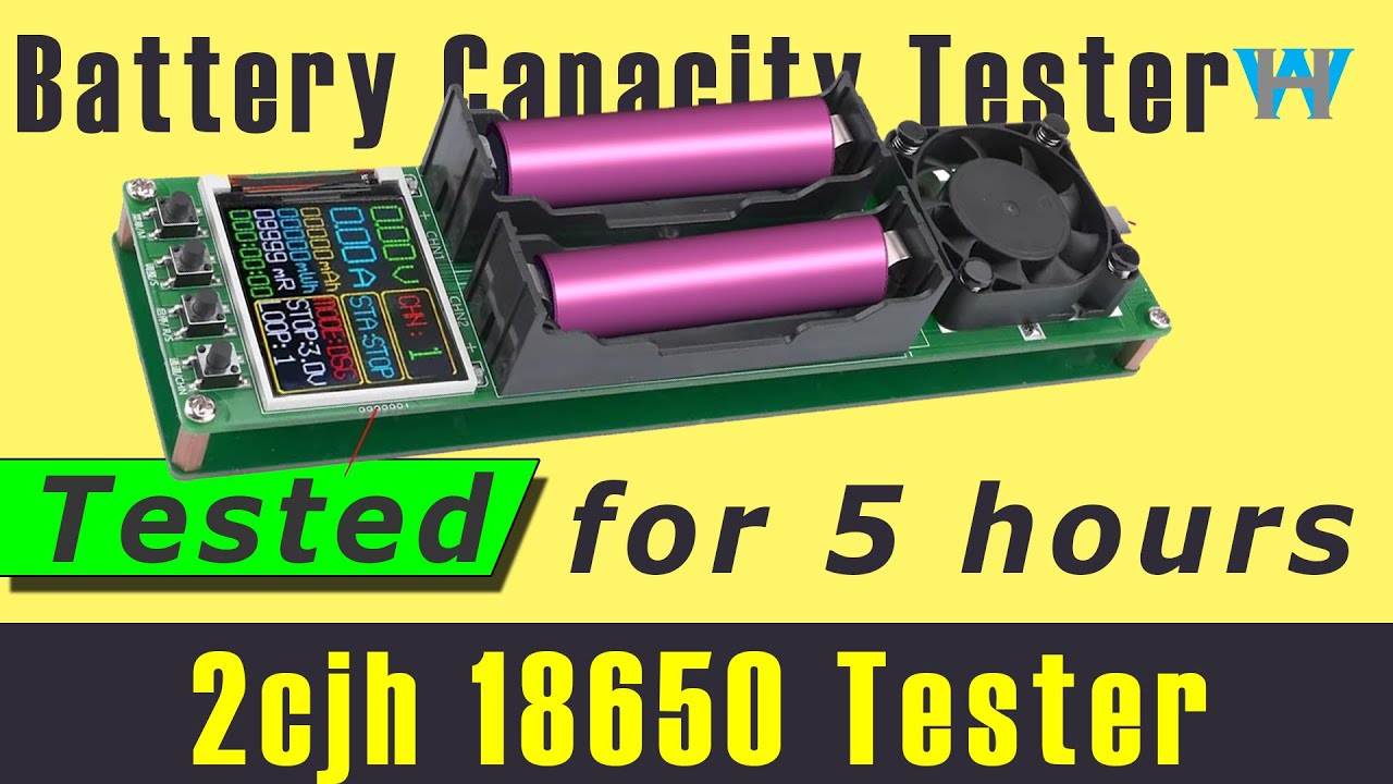 Tested: 2ch 18650 Lithium Battery Charge discharge capacity tester module