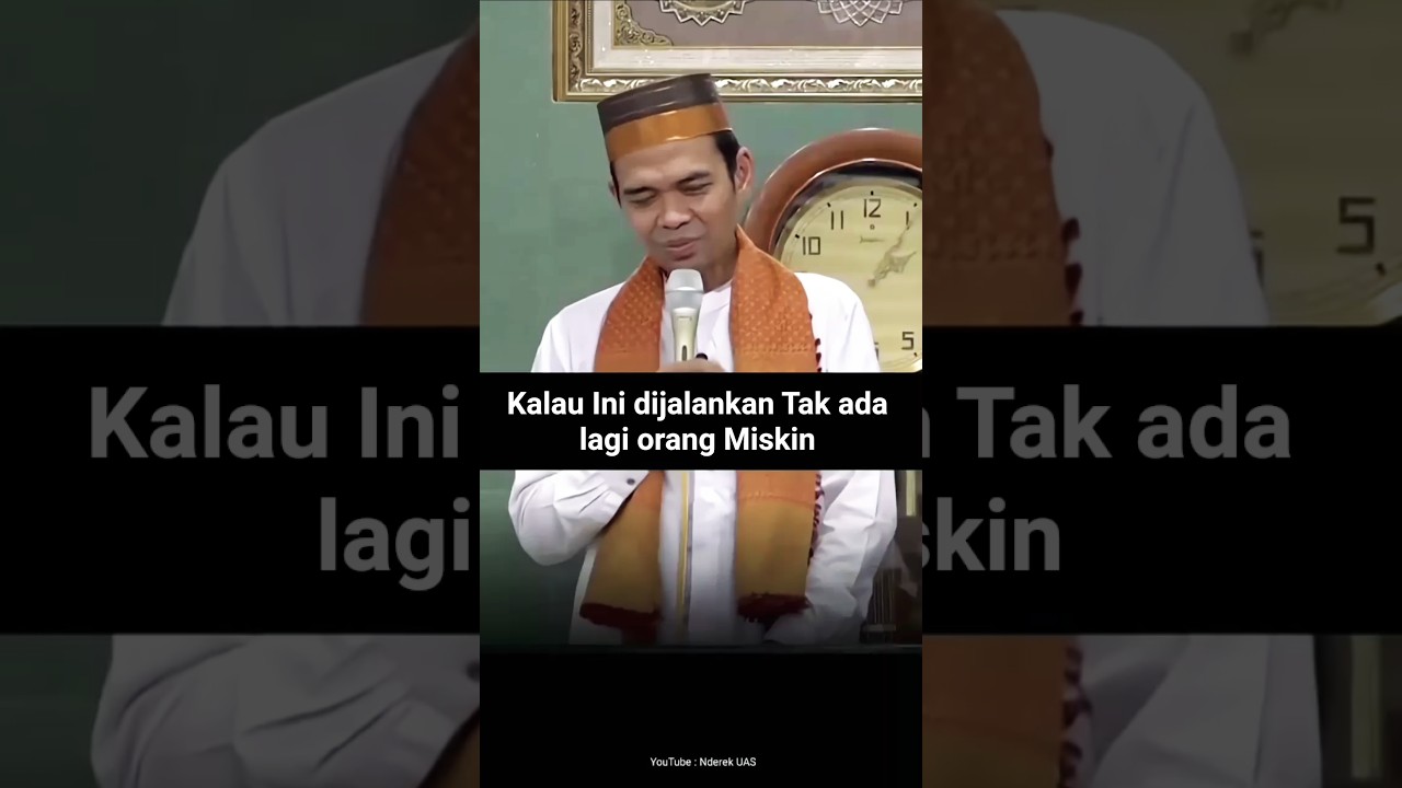 UAS | Cara Berantas kemiskinan ala UAS 