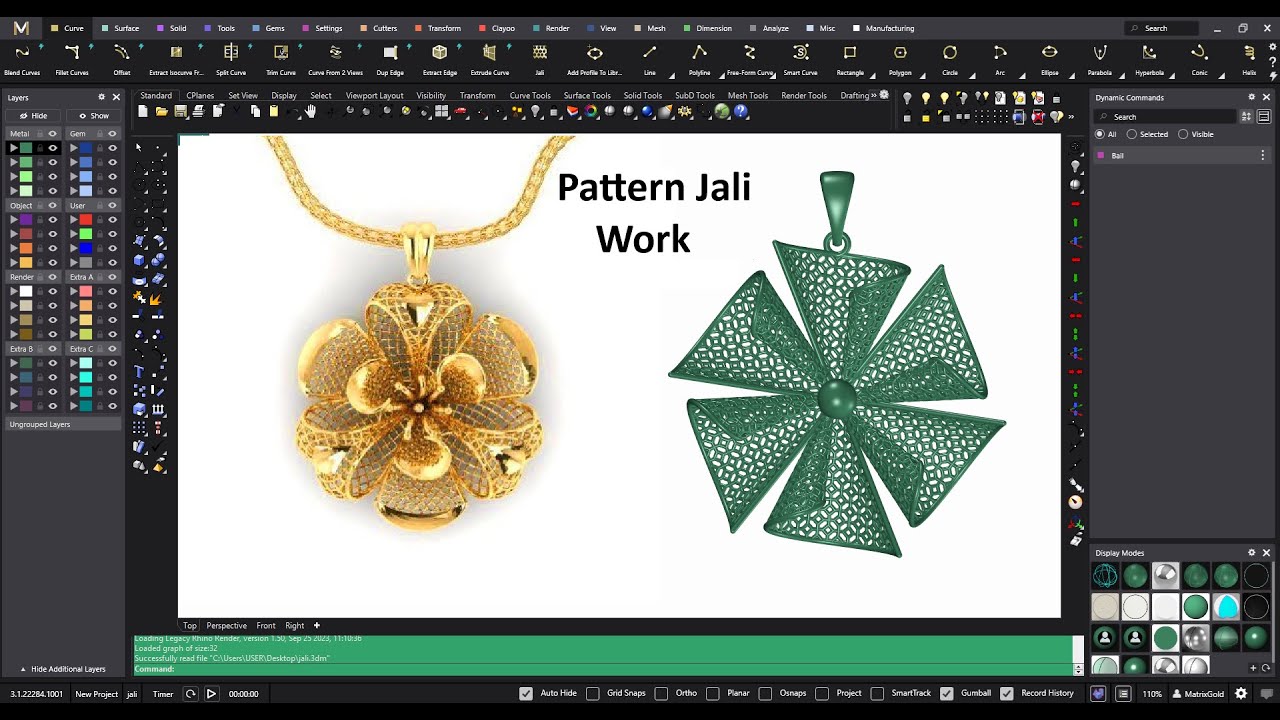 Turkish Jali Pattern MatixGold Tutorials | Easy Jali Making