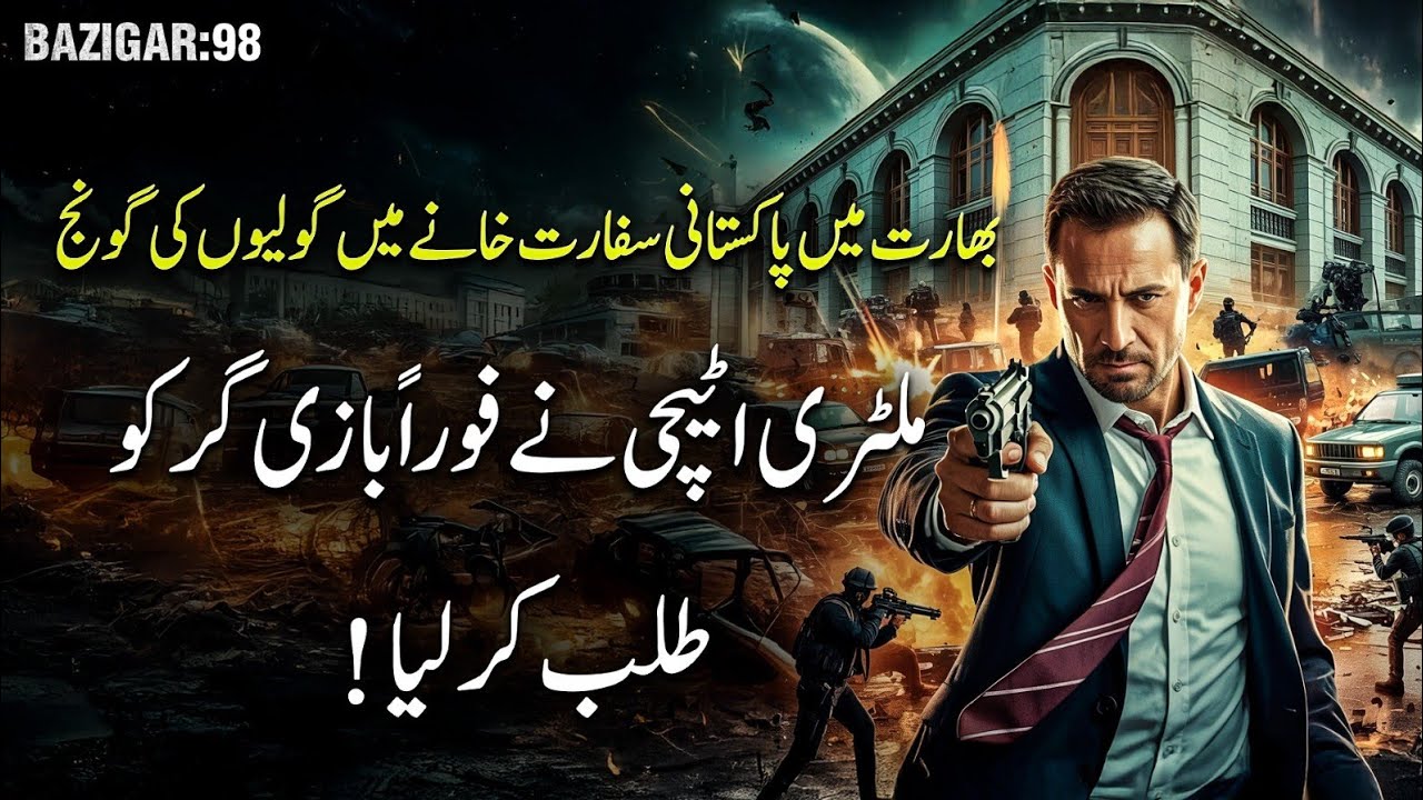 BAZIGAR | Ep 98 | Embassy Mein Goliyaan - Military Attaché Ne Bazigar Ko Bulaya!