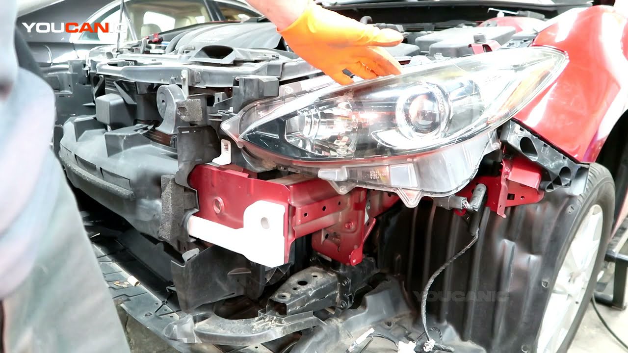 2014-2018 Mazda 3 Headlight Assembly Replacement