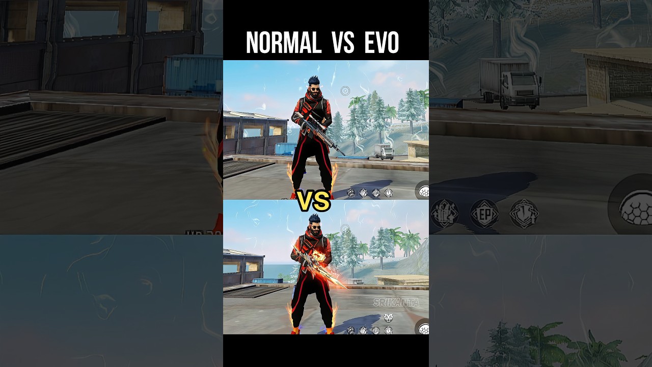 Normal VS Evo 🔥 Evo Woodpecker Majestic Prowler | Evo Vault Event New Evo Gun #srikantaff