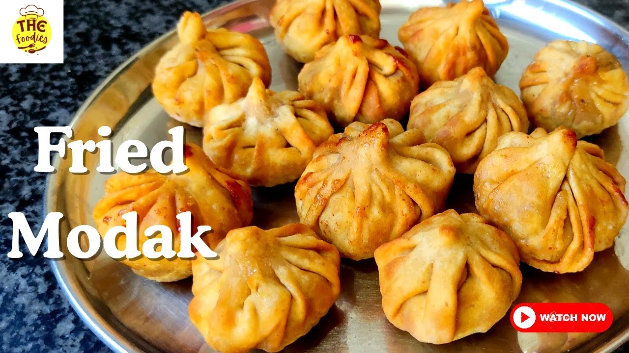 Ganpati Special Fried Modak 😍 | Crispy Bahar, Soft Andar | Ganpati Special Crunchy Modak at Home
