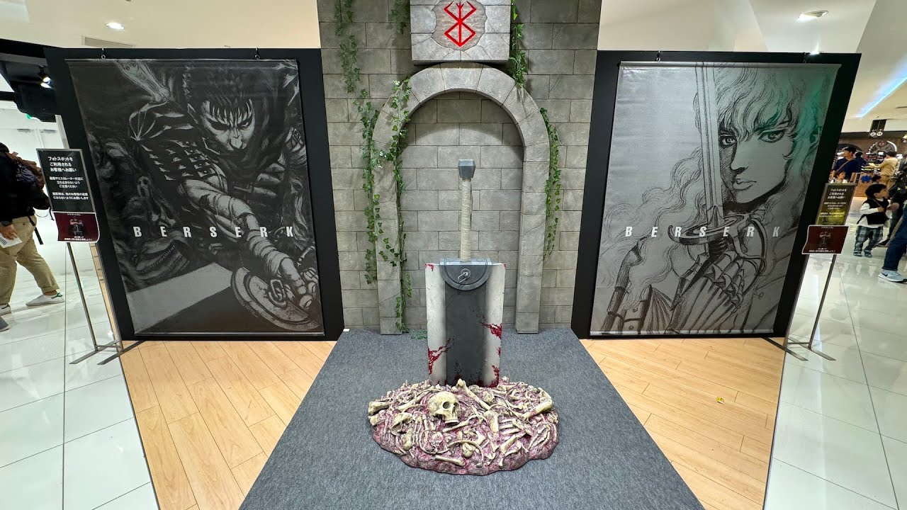 Il pop-up store di Berserk ad Osaka