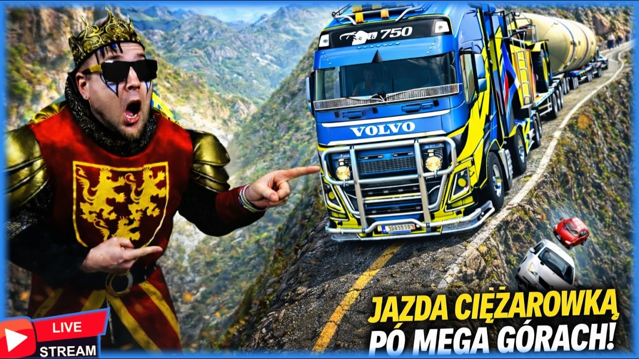 MEGA trasa w ETS2 - Jazda po ZWARIOWANYCH bezdrożach !