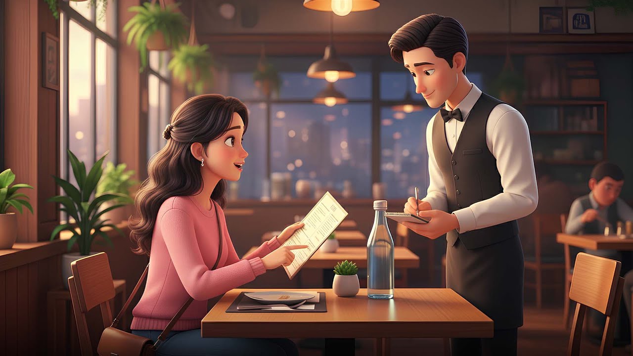 How to Order Food in English at a Restaurant | Real Life English Conversations for Beginners A1–A2