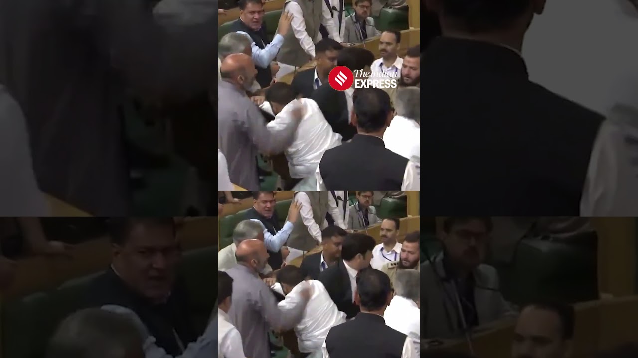 Ruckus in J&K Assembly as MLAs clash, raise slogans