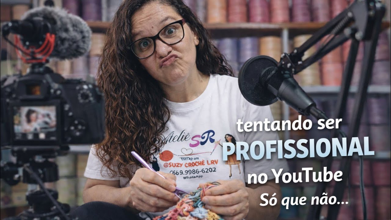 Bastidores reais de quem vive de crochê🥰
