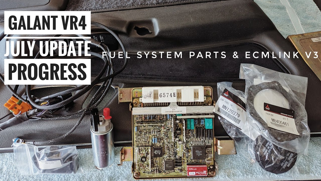 The Galant VR4 gets more upgrades! OEM Mitsubishi parts, Walbro 225 and ECMlink V3!