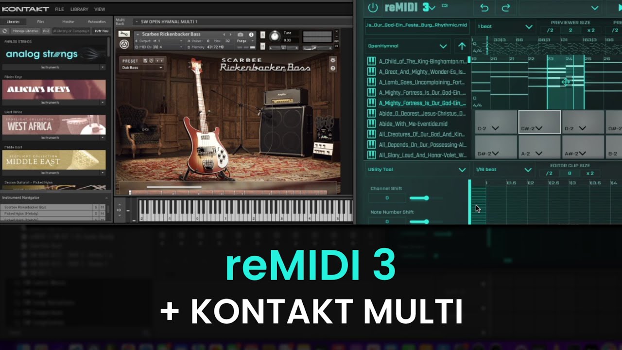 reMIDI 3 + Kontakt Multi