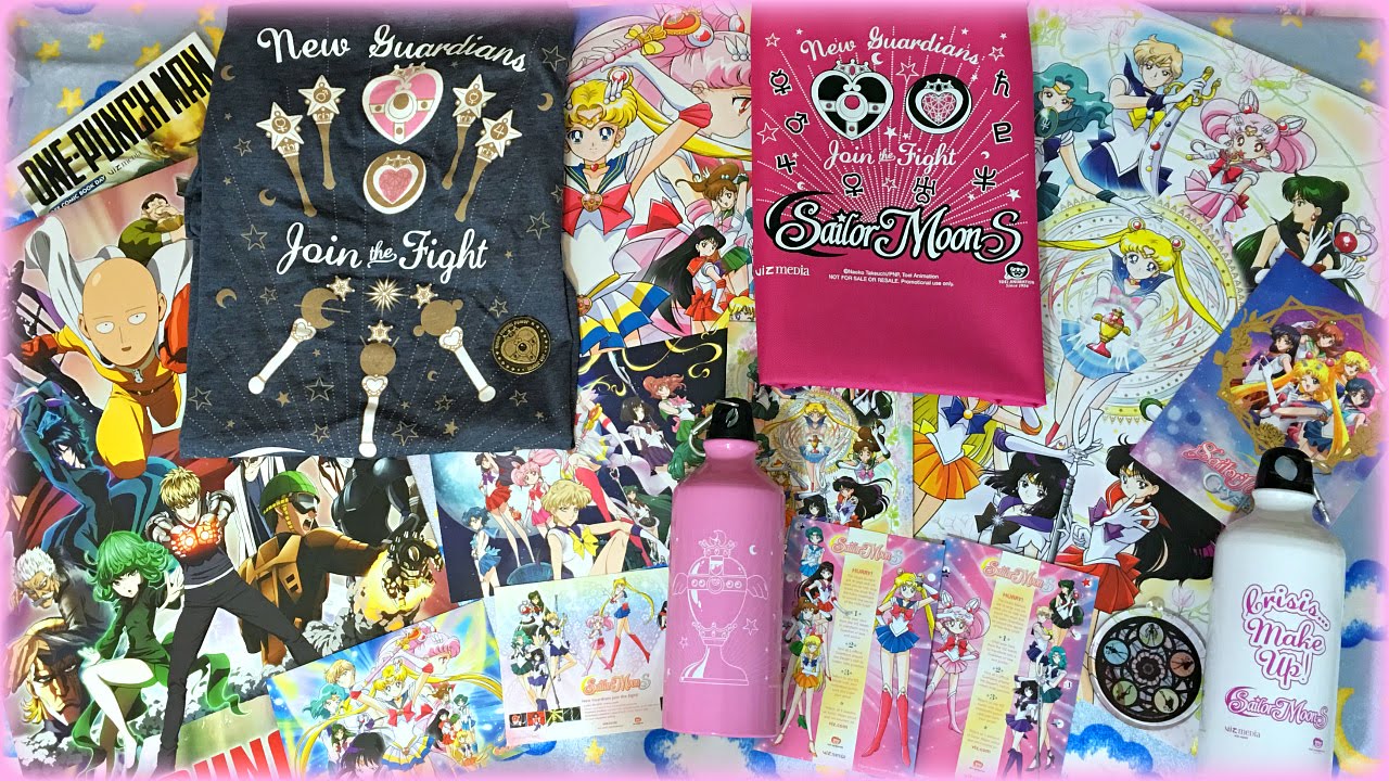 Viz Media Sailor Moon S, Crystal & More Promo Merch Review/ Otakon 2016 ~ セーラームーン