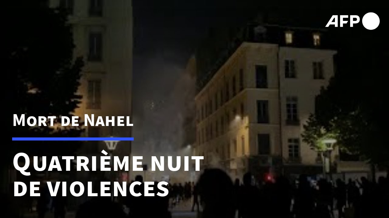 Mort de Nahel: pr&egrave;s d'un millier d'interpellations lors d'une quatri&egrave;me nuit de violences | AFP