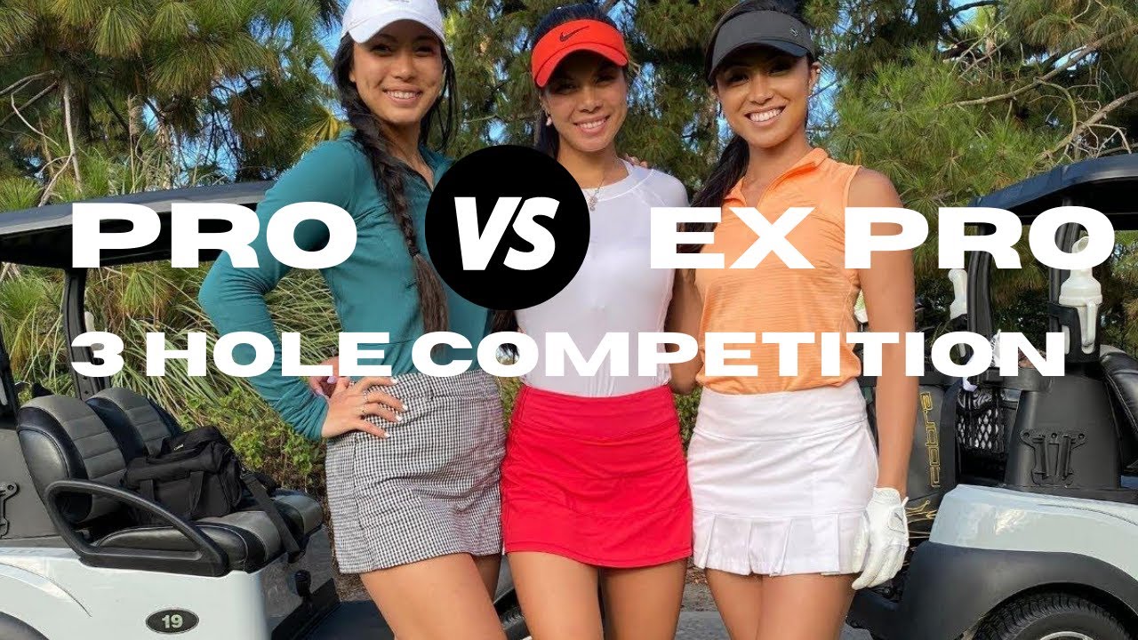 PRO VS RETIRED PRO - Golf Vlog ft @Tisha Alyn
