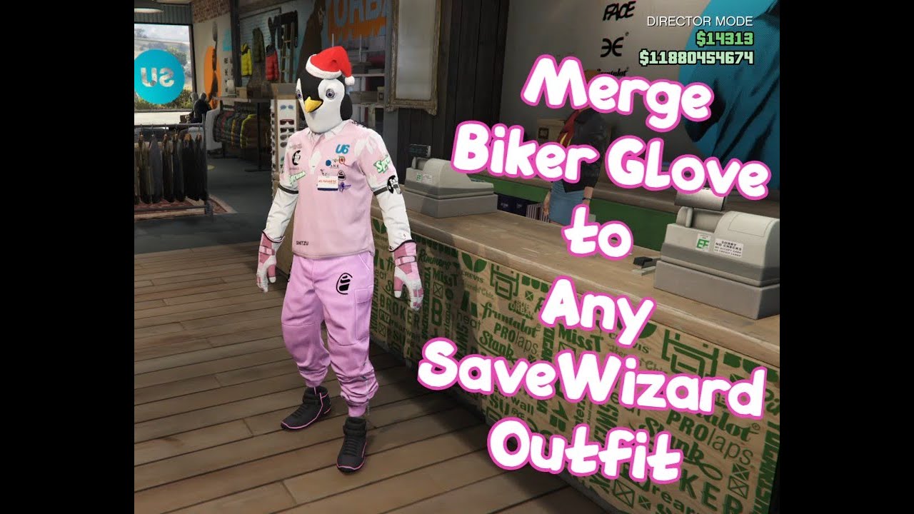 💥Merge BikerGlove & IAA Badge On SaveWizard Outfit💥New Method After Patched