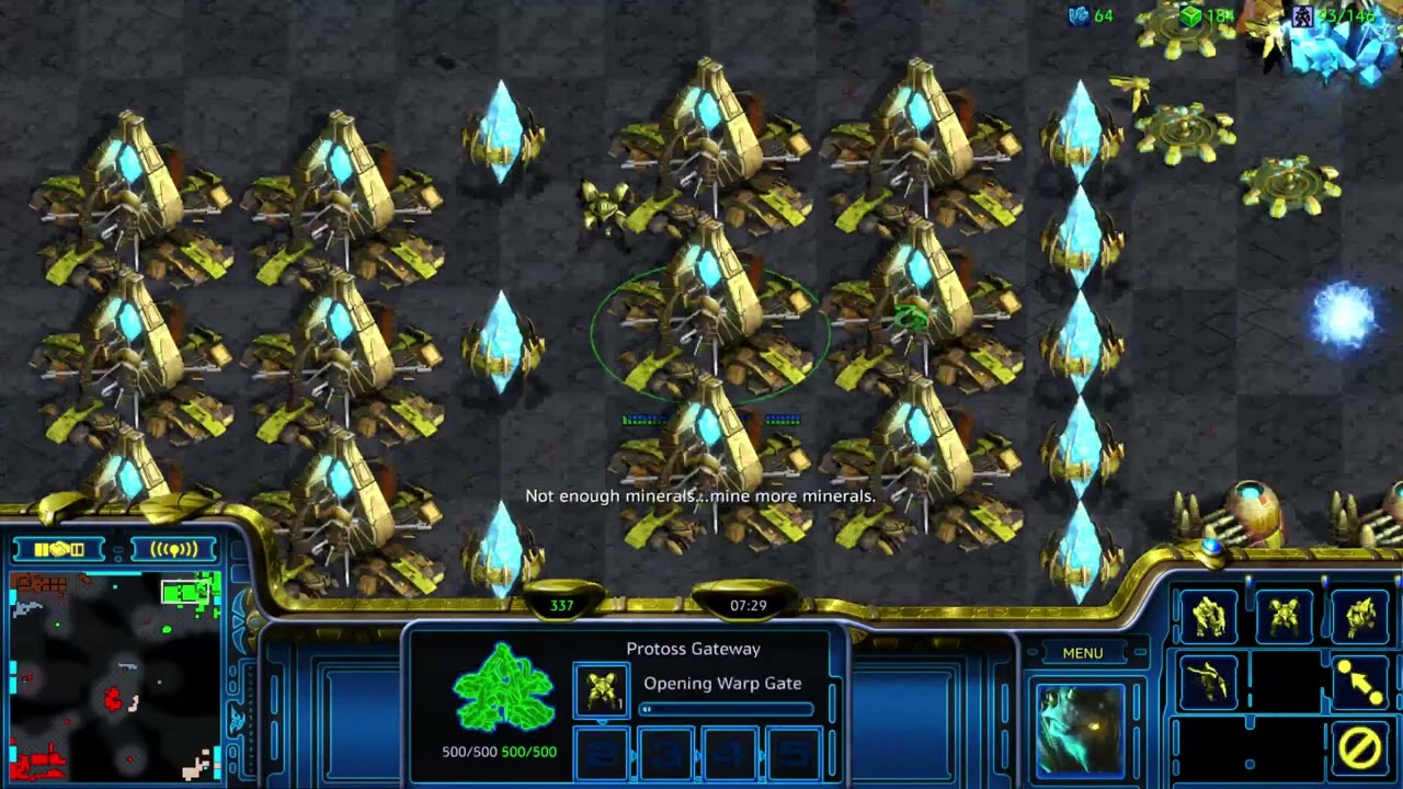 3x3 fastest map Starcraft with 2pac