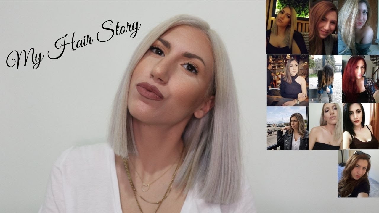 Η ιστορία των μαλλιών μου - Πως τα έκαψα και πως τα έκανα λευκά / Jenny Stavropoulou