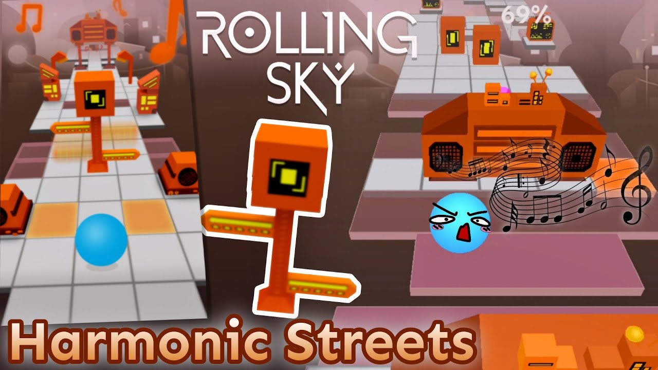 [JAZZING Moments 🎺] Rolling Sky - Harmonic Streets