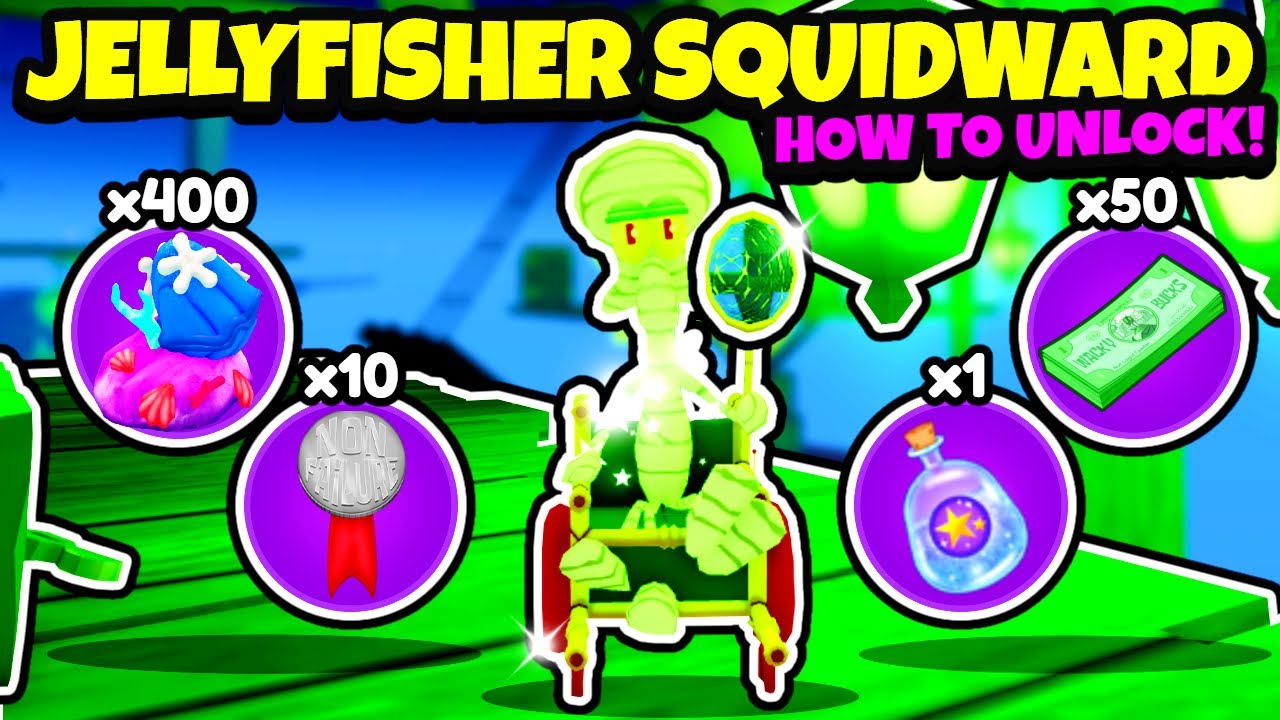 JELLYFISHER SQUIDWARD Morph! (HOW TO UNLOCK) | Roblox SpongeBob Simulator