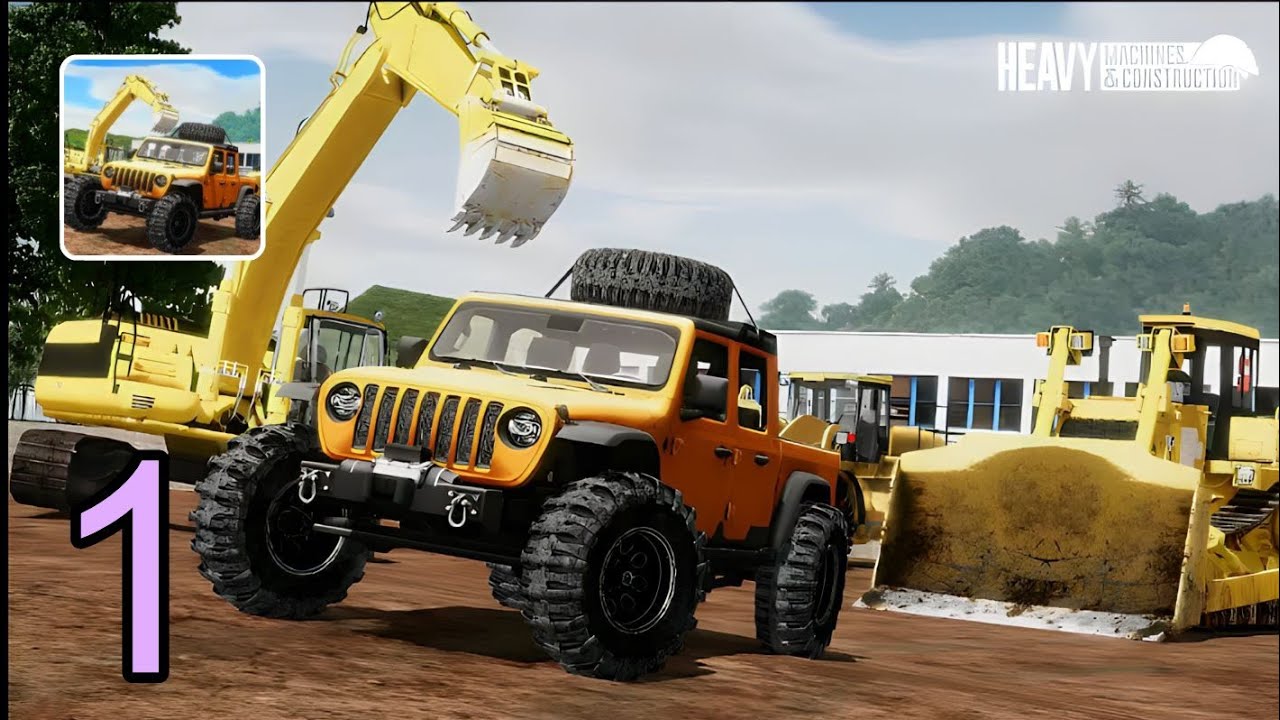 Heavy Machines & Construction | First look gameplay (Android)