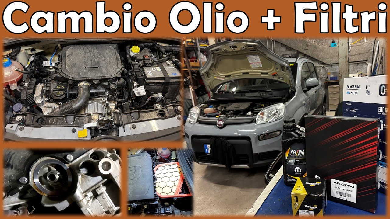 Fiat FIREFLY 1.0 Mild Hybrid - TAGLIANDO COMPLETO: Olio Motore e Filtri Olio, Aria, Antipolline