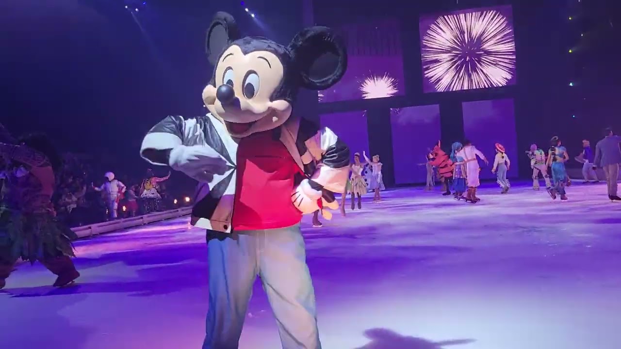 Disney on Ice Road Trip front row pov