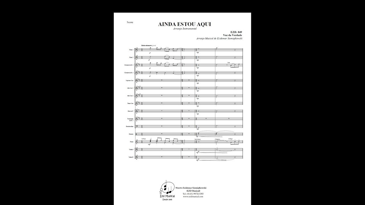 Ainda Estou Aqui - Instrumental