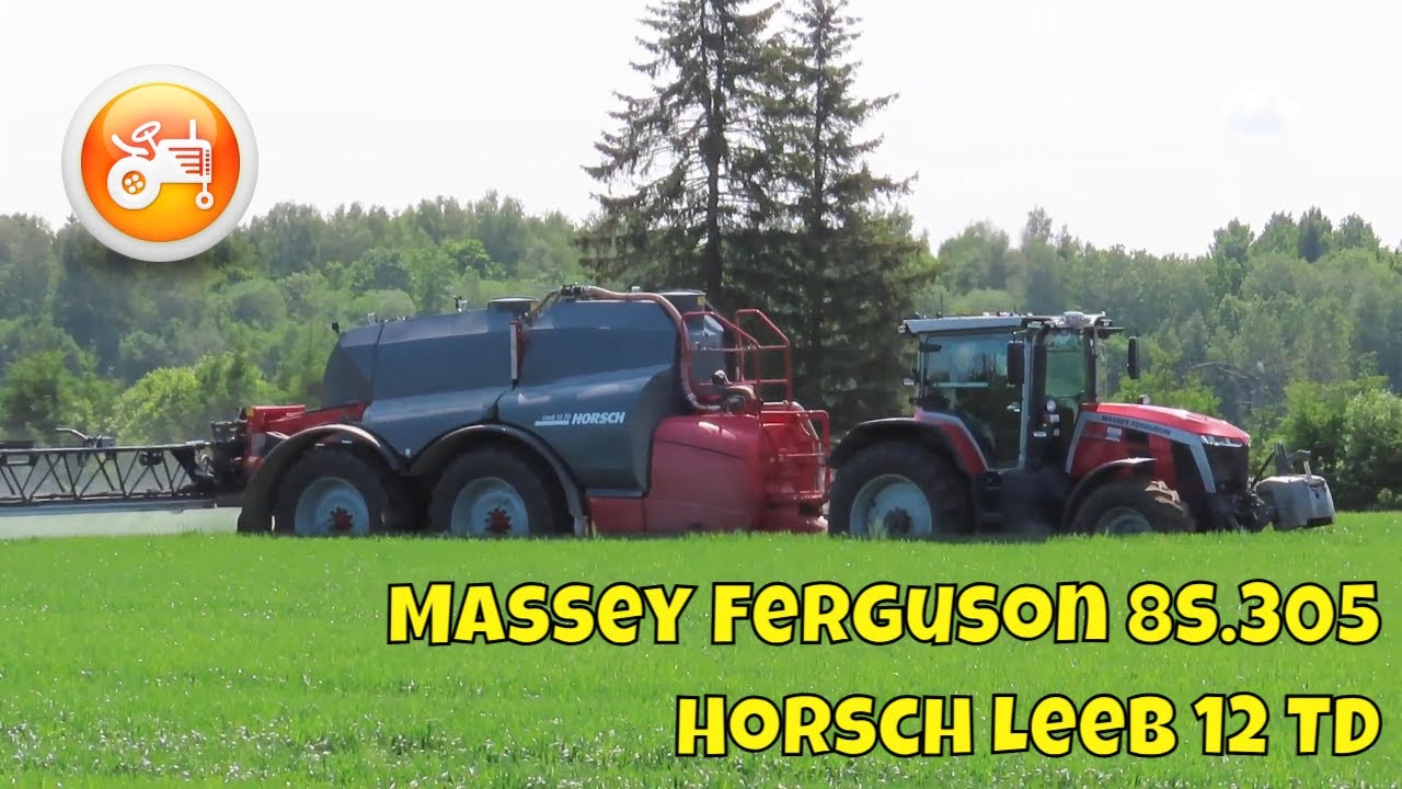 Spraying 2025 | Massey Ferguson 8S.305 & Horsch Leeb 12 TD trailed sprayer