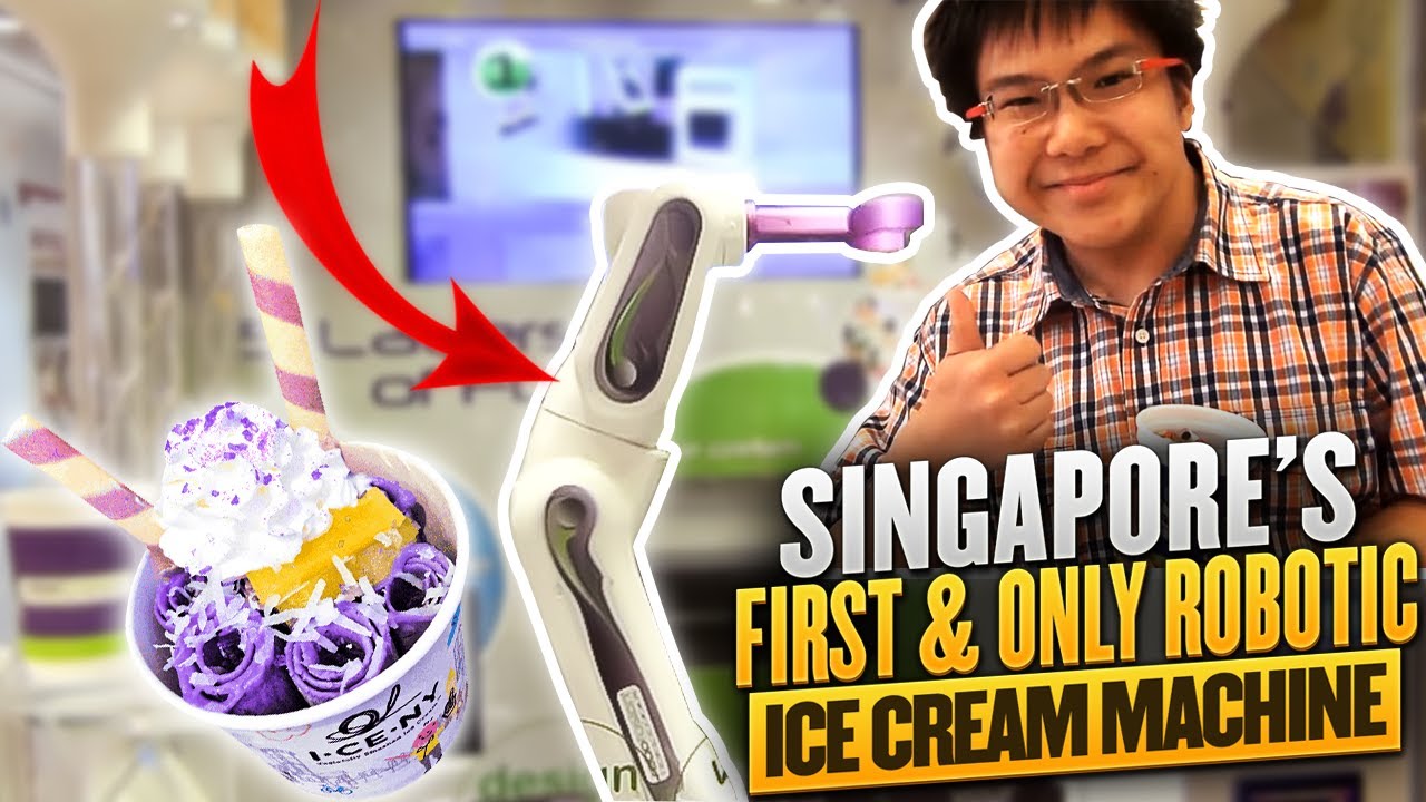 Singapore's First & Only Robotic Ice Cream Machine