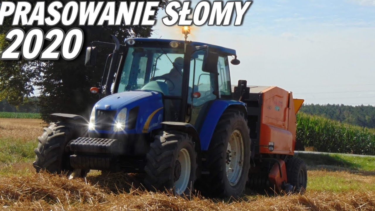 Prasowanie Słomy 2020 | New Holland & Warfama