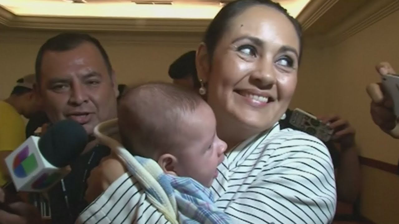 El Salvador baby swap: Mother is reunited with her son