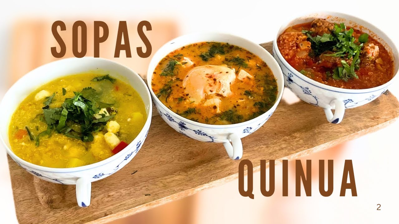 La Quinua es tan Deliciosa si la preparas asi #sopas 