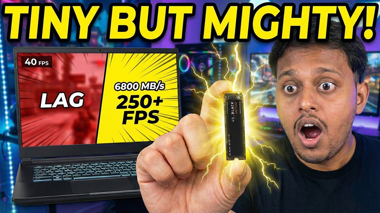 I Fixed My Laptop Performance with ONE Upgrade! (WD Black SN7100)