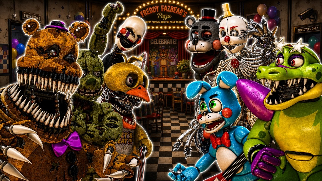 [SFM FNaF] Top 5 FNAF vs FIGHT Animations