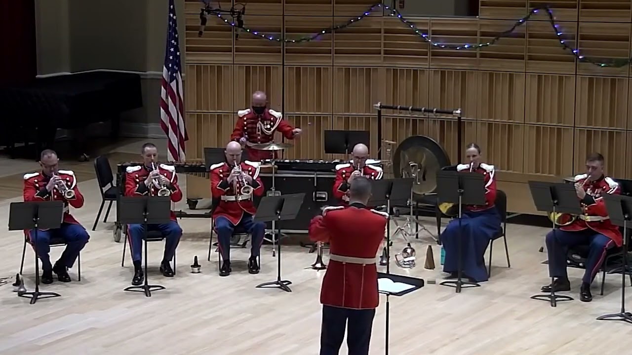 Marine Band Brass Ensemble plays Anderson - Sleigh Ride