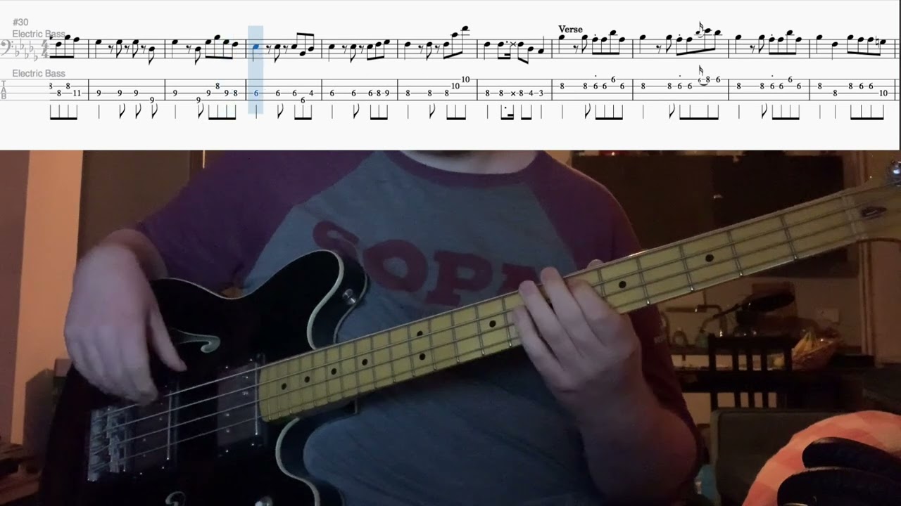 Feet Don't Fail Me Now - Joy Crookes (Bass cover TABS + SHEET)