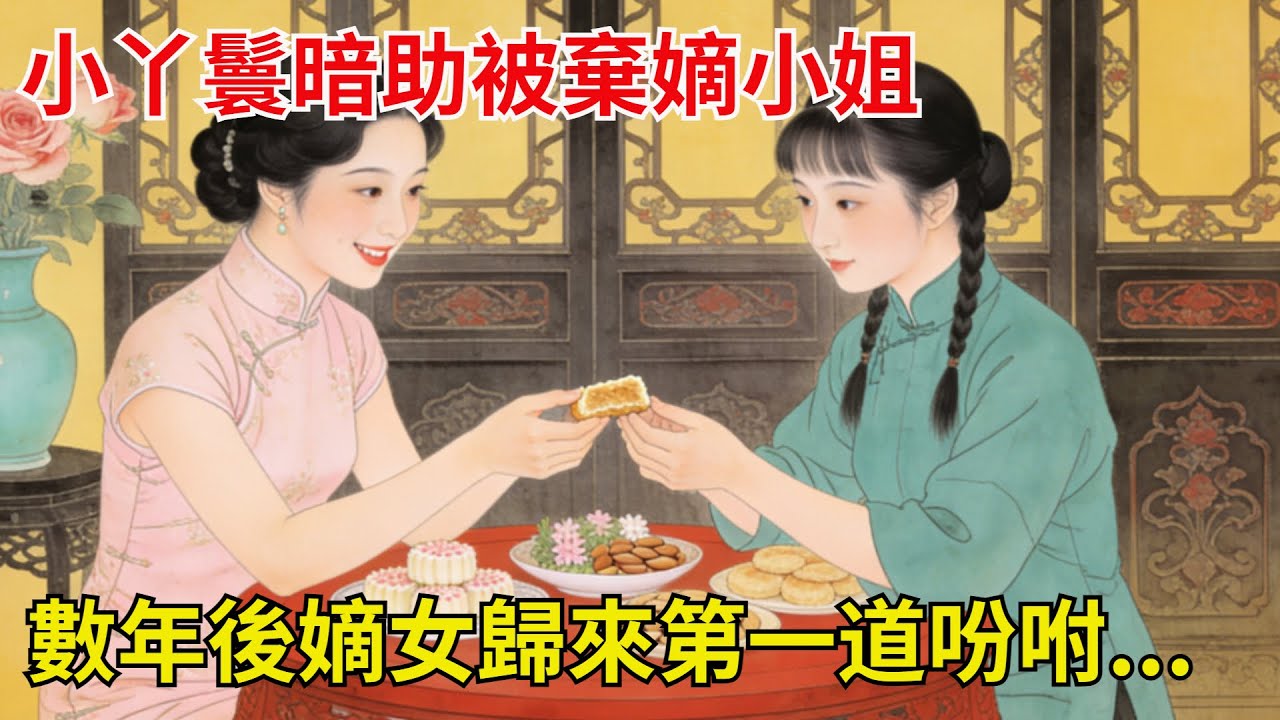 小丫鬟暗助被棄嫡小姐，總偷偷藏塊甜點心。數年後家門傾覆，嫡女浴火歸來，第壹道吩咐...#故事頻道#民間故事#故事分享#中國文化#情感#聽書