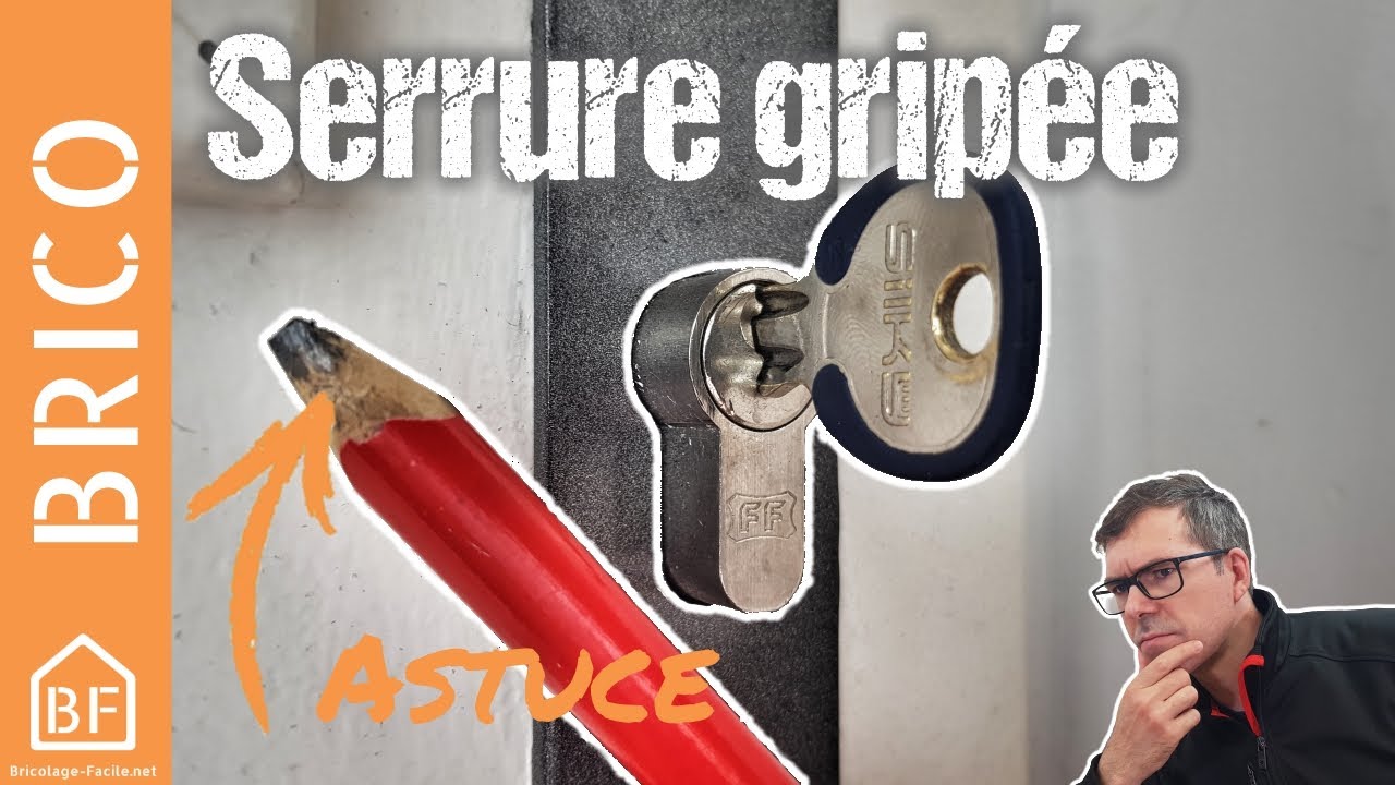 Astuce Bricolage : comment rénover une serrure grippée avec du crayon ?