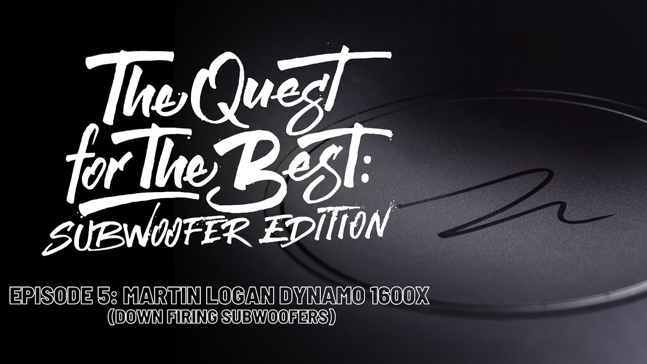 BIG BASS from the Martin Logan Dynamo 1600X