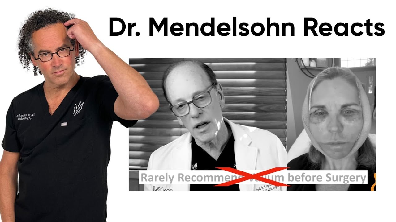 Dr. Mendelsohn Reacts to Dr. Koppelman's Review of Facelift and Eyelid Surgery Patient Recovery